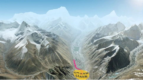 珠峰攀登示意视频