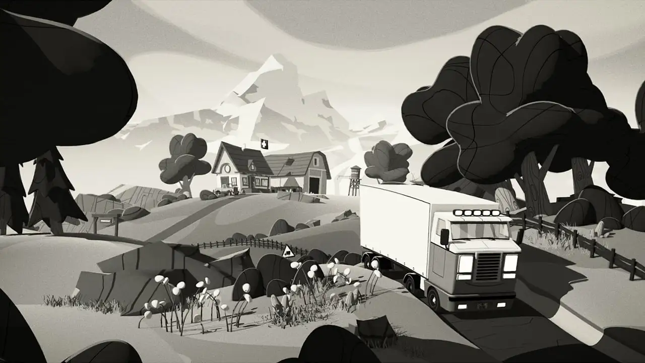 《卡车司机》二维动画短片