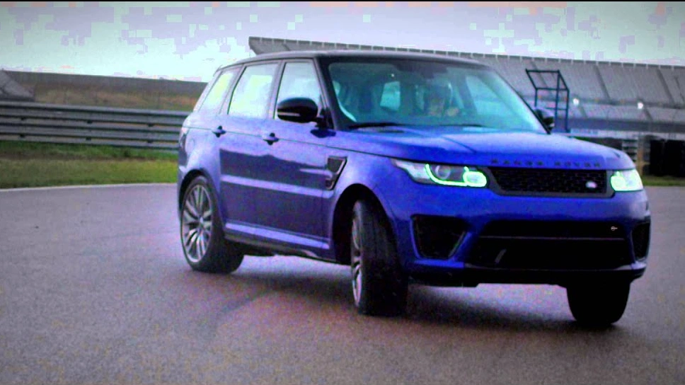 Mike Cross Shows the Control of the Range Rover Sport SVR