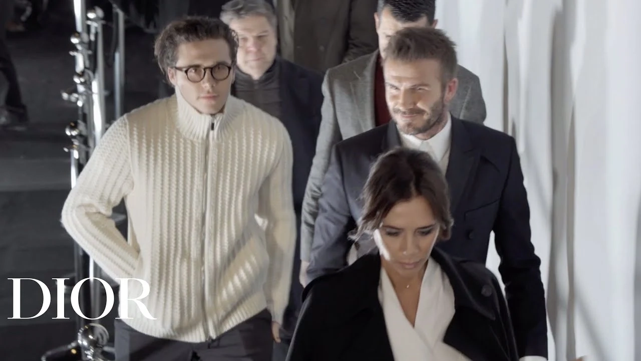 Stars in Dior at the Dior Men’s Winter 2020-2021 show