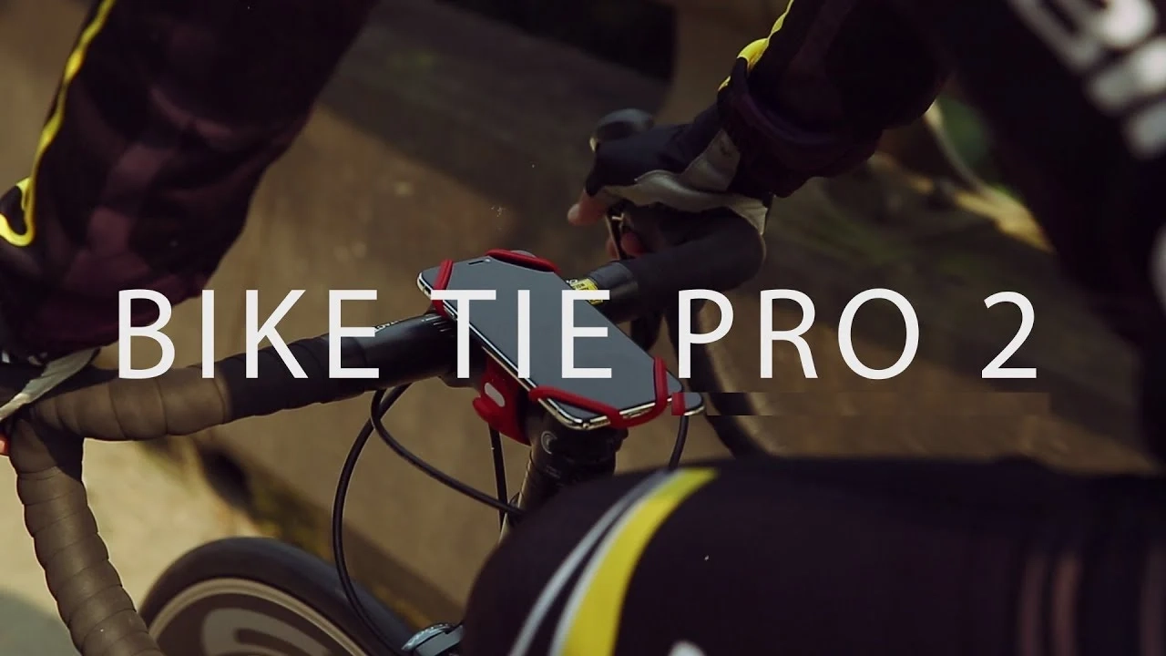 自行車手機架，手機固定在龍頭低風阻超穩固【單車手機綁 Pro 2 / Bike Tie Pro 2】通用尺寸快裝快拆！｜Bone 蹦克