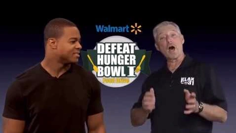 Walmart 'Defeat Hunger Bowl' Campaign: Pre-Event Ad