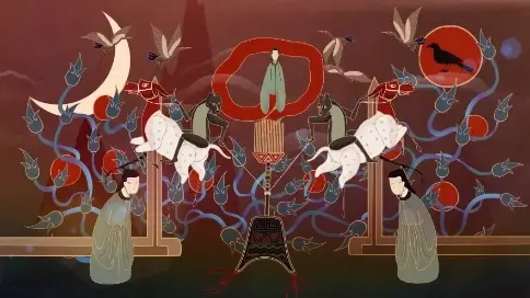 《引魂升天圖》2020南廣MG動(dòng)畫畢設(shè)