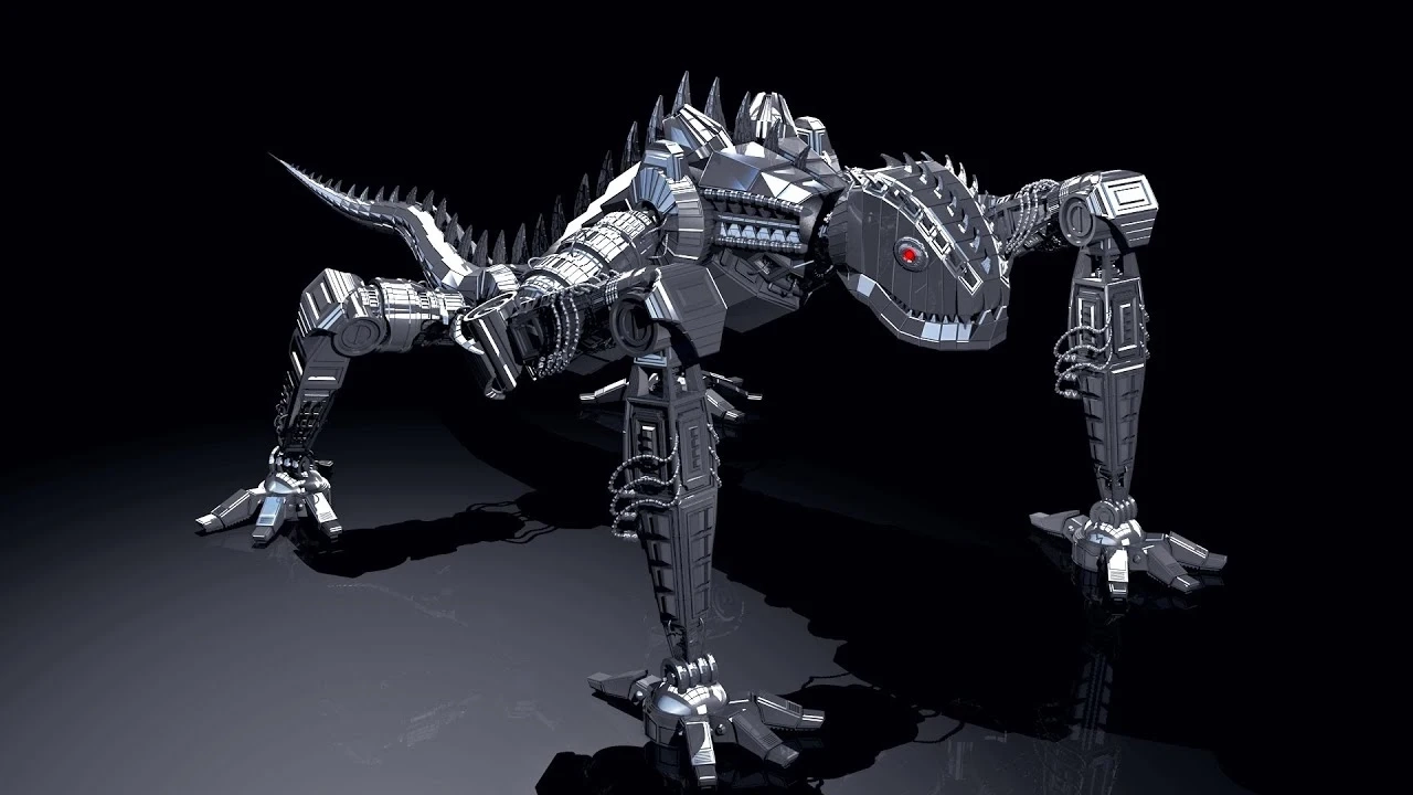 Cinema 4D - Robotic Monster