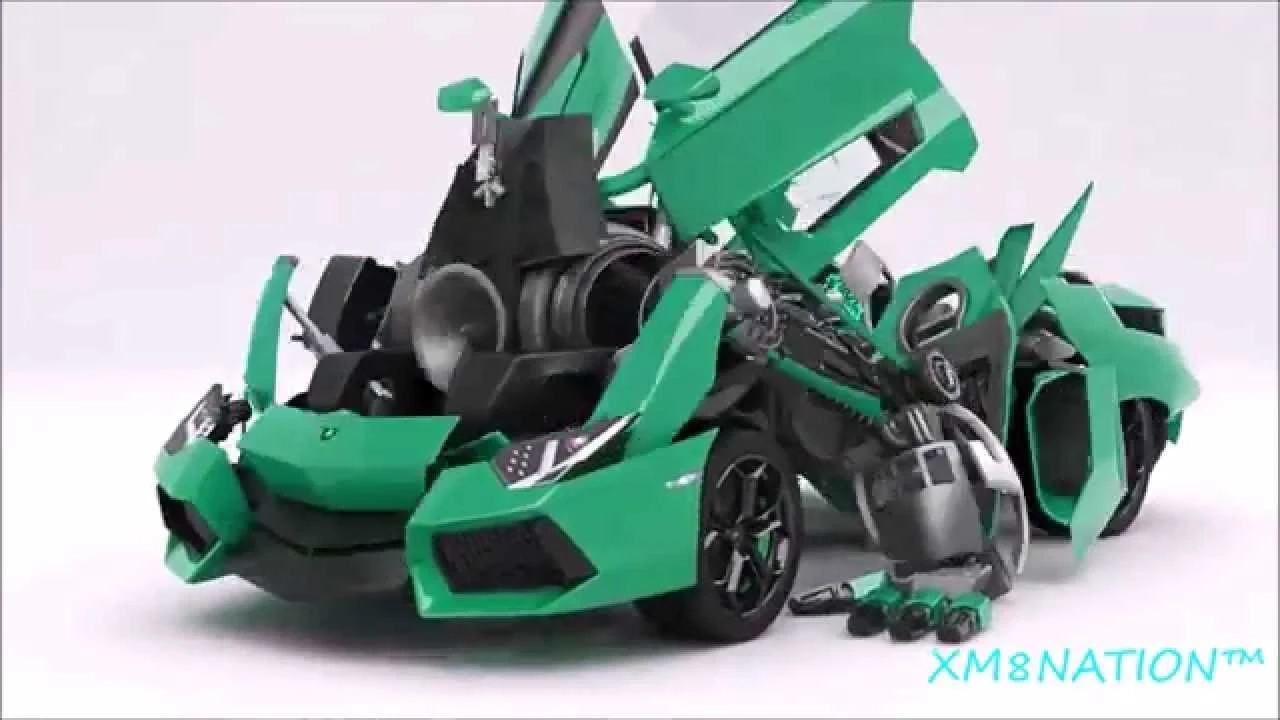 Bumblebee as Lamborghini, transformation/animation design