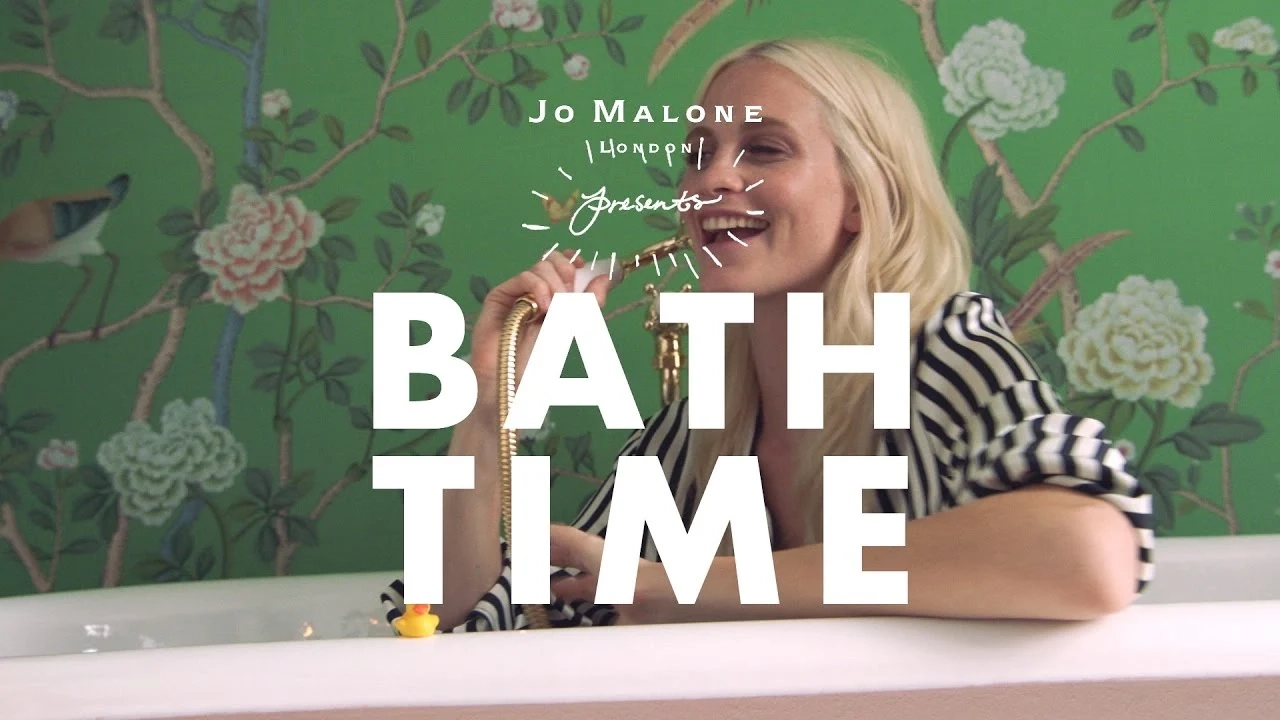 Bathtime with Poppy Delevingne x Jo Malone London