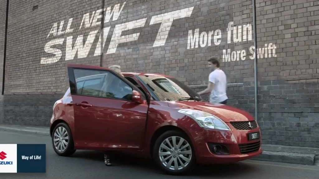 Mark Toia Shoots SUZUKI SWIFT parkour Commercial.