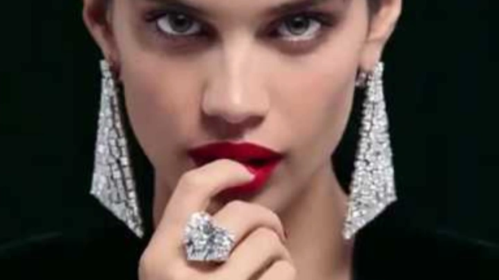 Diamond Earrings – Make A Statement - Graff’s Green Lady, Sara Sampaio