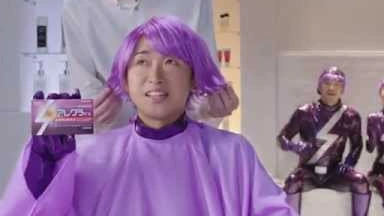 紫色大野智再度登場去美容室弄紫色頭髮賣抗敏感藥