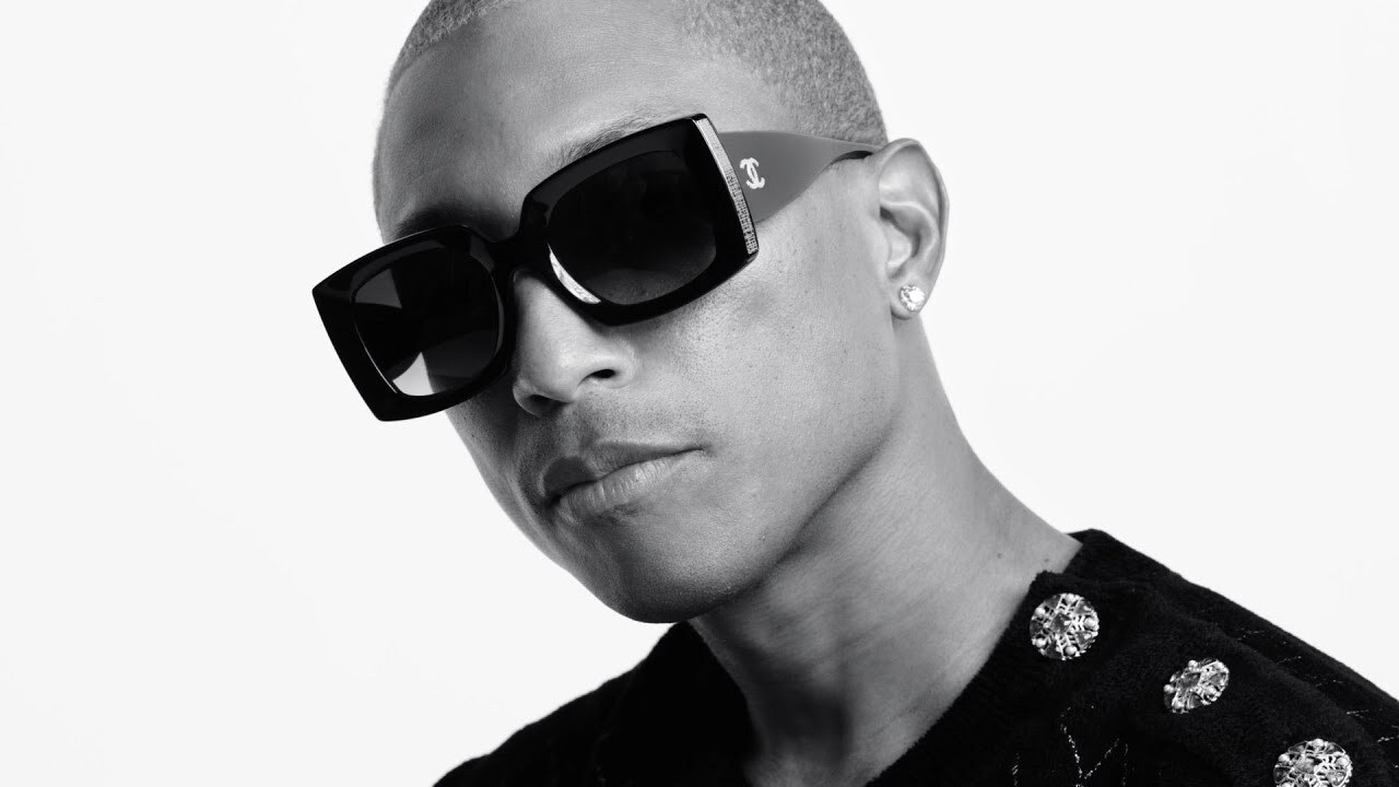 pharrell williams, spring-summer 2020 eyewear campaign — chanel