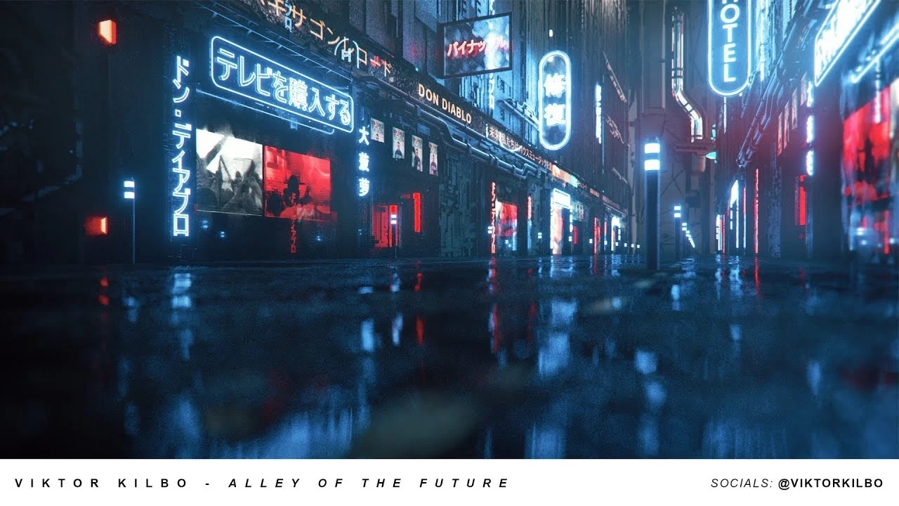 ALLEY OF THE FUTURE - Cinema 4D Breakdown