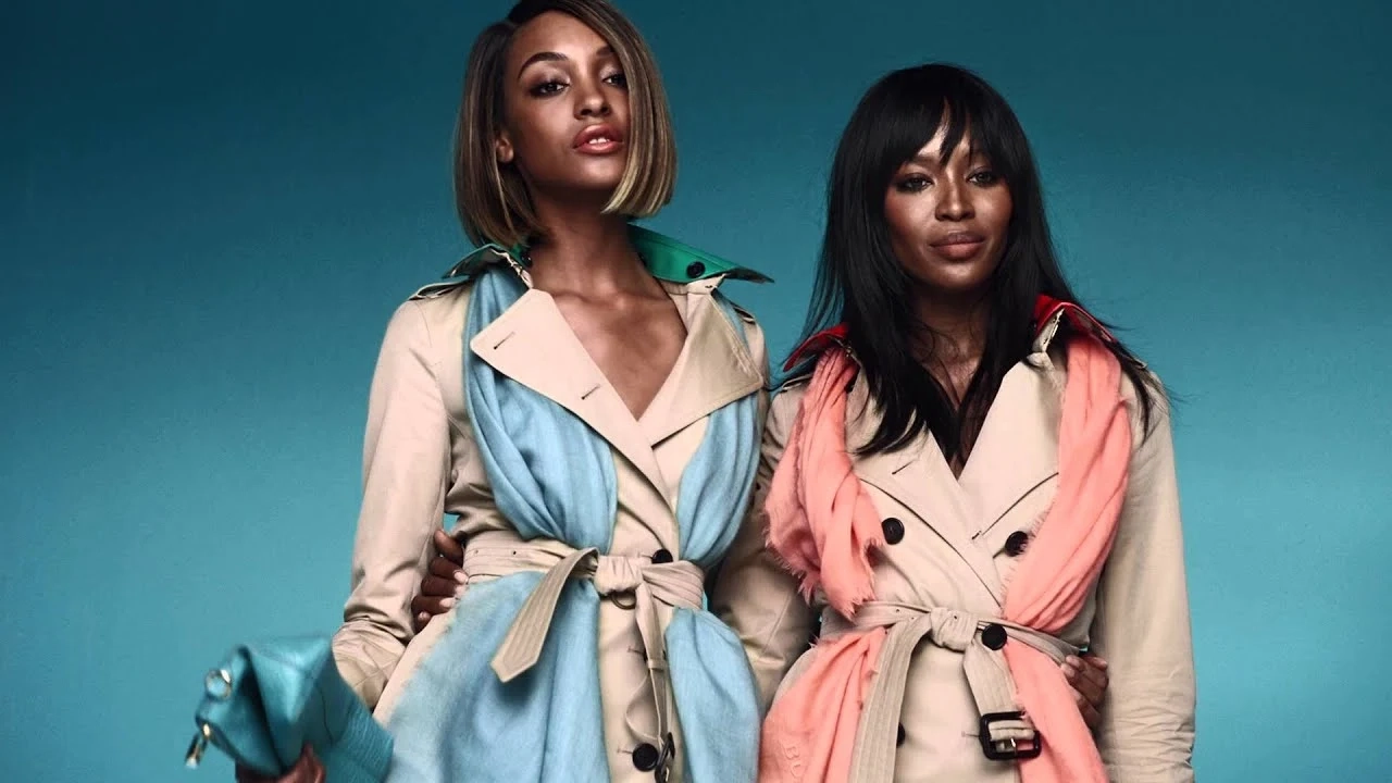 Trench Coats with Patent Trims in the Burberry Spring/Summer 2015 Campaign