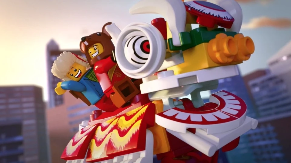 乐高 年味狂想玩得欢 舞狮&庙会合辑