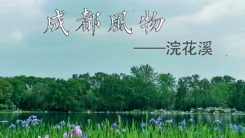 成都風(fēng)物——浣花溪