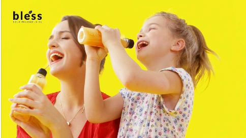 BLESS纯果汁广告片 橙汁篇 15秒