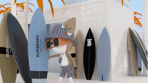 Burberry 沖浪小游戲邀你開「浪」
