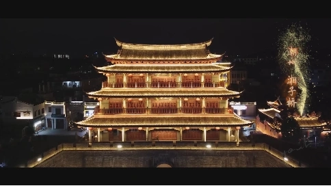 【Dji Mavic Mini】大疆 御 Mini 航拍，潮州湘子橋 夜色如畫。