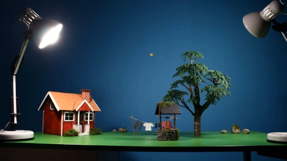 用橡皮泥创作的治愈系小故事《一起去钓鱼》