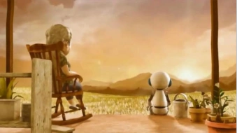 奥斯卡短片《更换电池》：一位奶奶，一个机器人，一段感人的故事