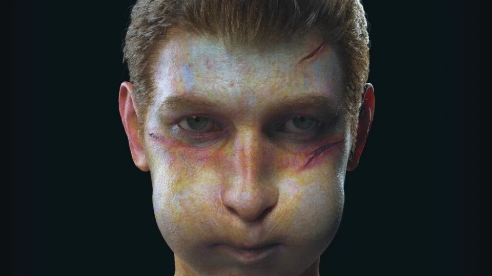 facial rig面部绑定动画演示