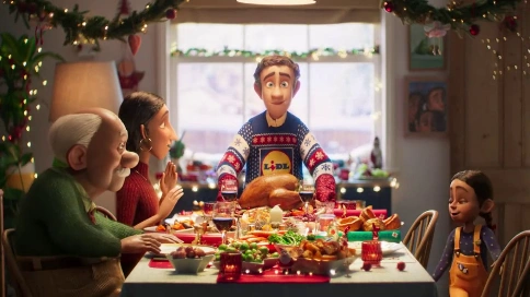 德国零售商LIDL 2020圣诞季动画广告