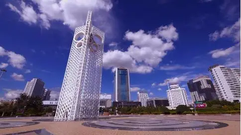 潍坊 城市风光片 延时摄影