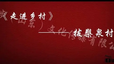 徒步（山東）文化傳媒《走進鄉(xiāng)村》系列專題片