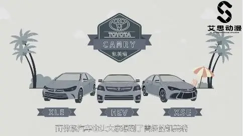 艾思動(dòng)漫商業(yè)動(dòng)畫《汽車之家之全新凱美瑞》