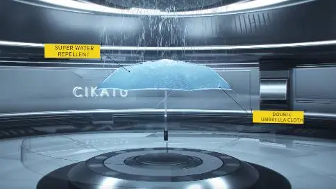 CIKATU 自动晴雨伞三维特效宣传片