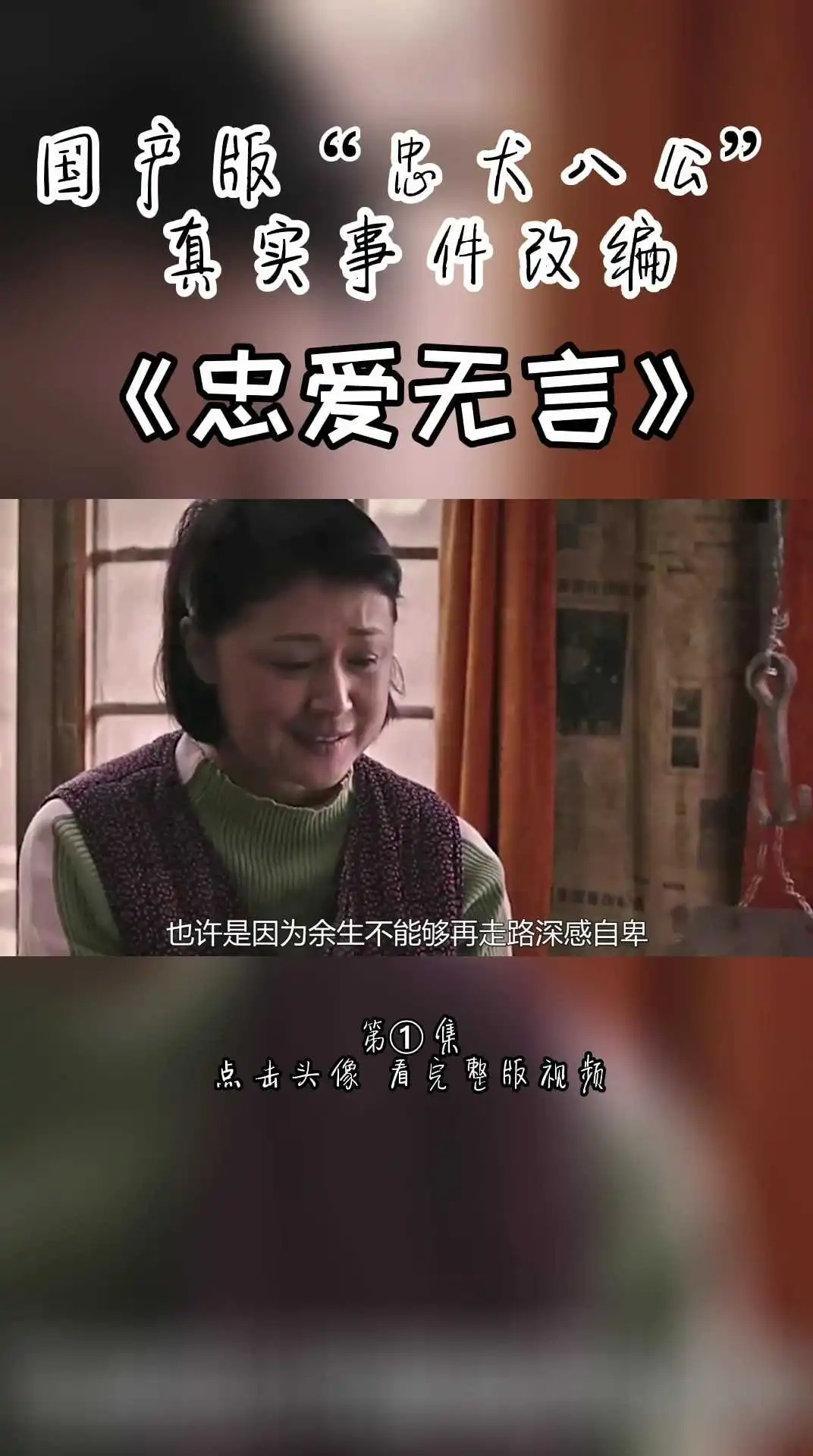 國(guó)產(chǎn)版忠犬八公《忠愛(ài)無(wú)言》第一集 下