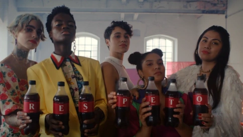 可口可乐字母瓶动画+实拍广告