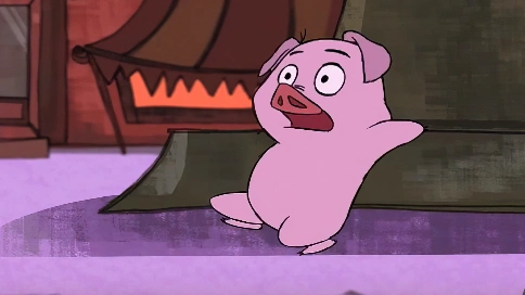 黑色幽默动画短片《猪命》上，小猪再怎么努力还是没有摆脱成为盘中餐的命运，结局让人有点难受。