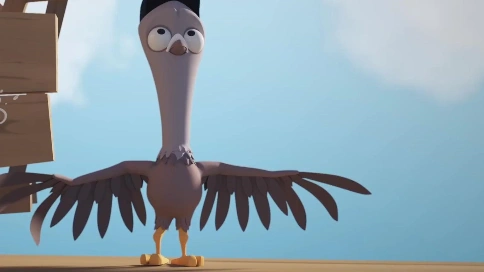 搞笑动画短片《疯狂的鸽子快递员》中，有强迫症的鸽子一步步把自己搞失业了