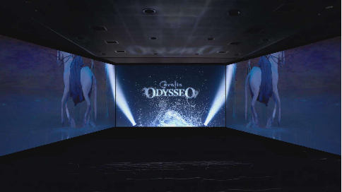 cave空间四折幕视频,五折幕数字投影沙盘近年来,呼和浩特沉浸式影院