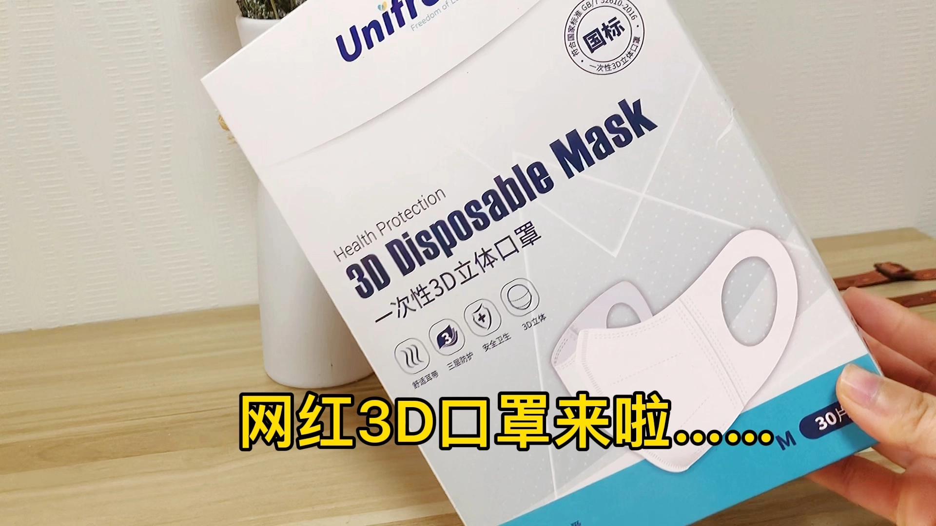 网红3D一次性口罩