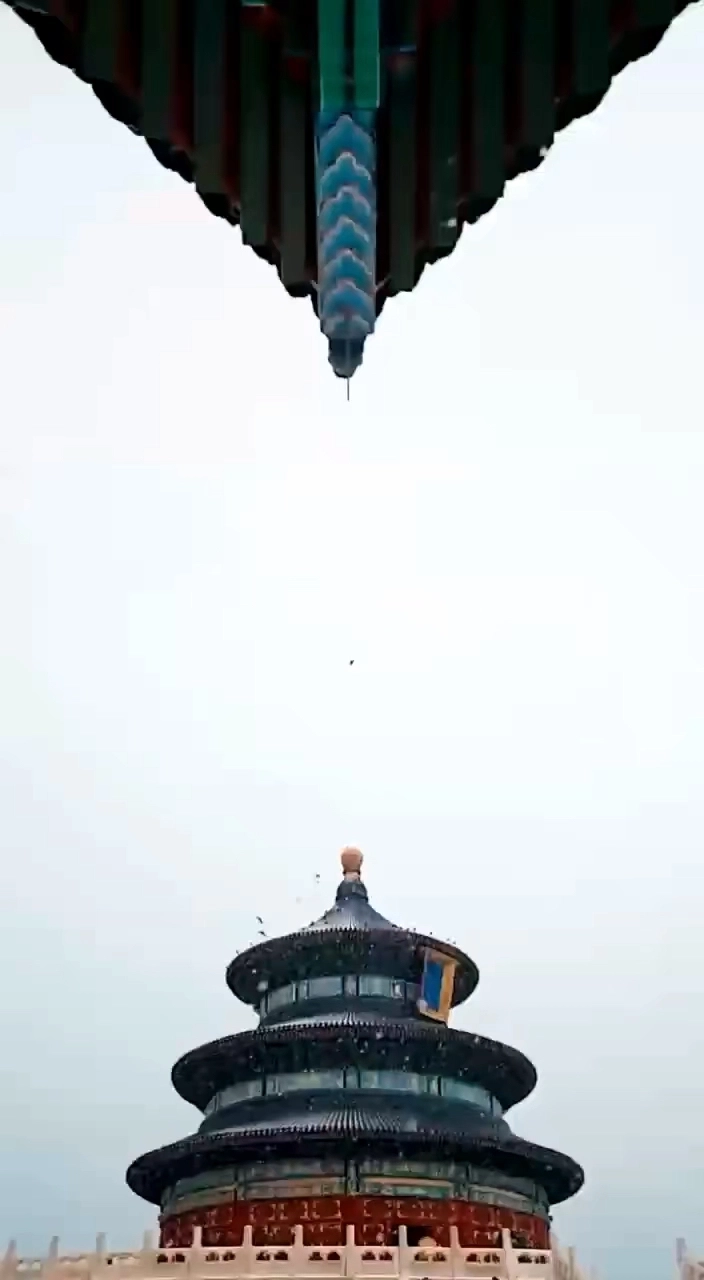 雪中的大北京