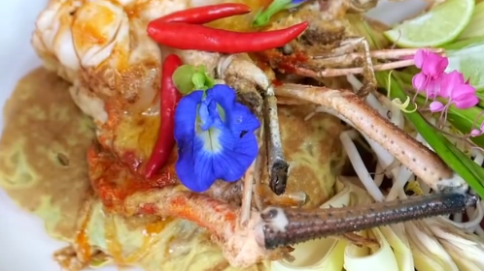 泰国大虾煎蛋卷