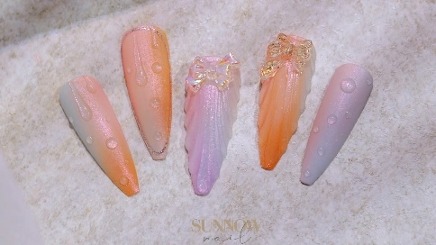 貝殼紋理甲