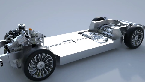 新能源汽车三维动画演示-汽车电路模拟仿真-新能源电池3D动画制作