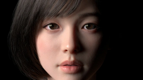 超写实美少女数字人模型，影视UE角色——王美美