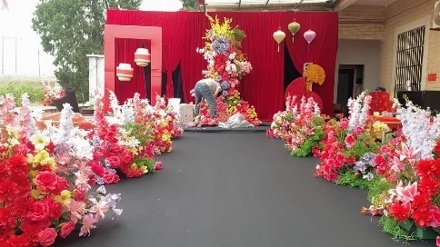 婚禮舞臺搭建會場布置
