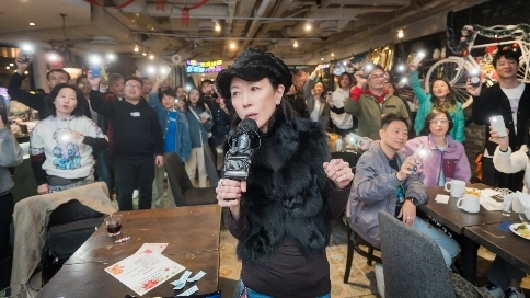 香港影星袁洁莹粉丝派对