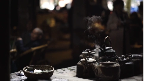 彭鎮(zhèn)觀音閣老茶館