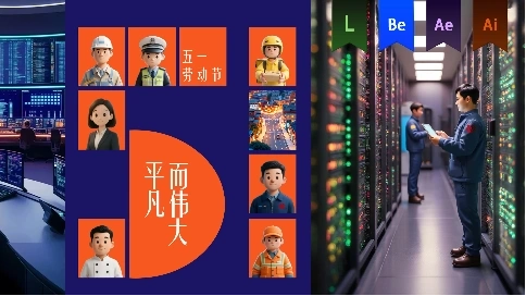 《萬國數據五一》AI+MG動畫——安戈力文化-Dir cut