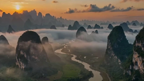 AI制作的桂林文旅宣传片