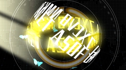 3D文字旋轉，自制AE模板