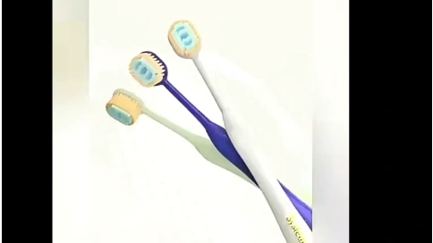 細齒潔寬薄牙刷