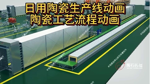精彩絕倫！陶瓷生產線動畫，講述陶瓷誕生故事