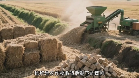 農作物留下的秸稈