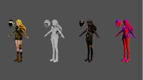 游戏角色解析展示